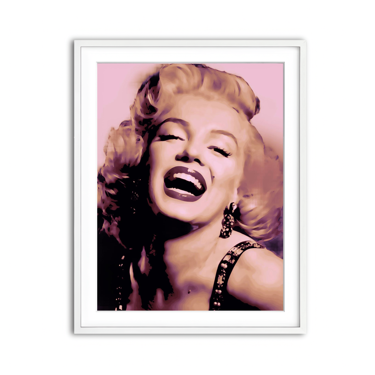 Framed Print 3x4 White