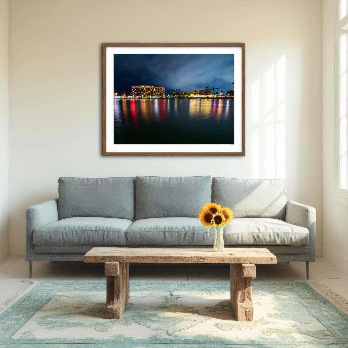 AUTO-MOCKUP ROOM | Marina Del Rey Cal Wall Art