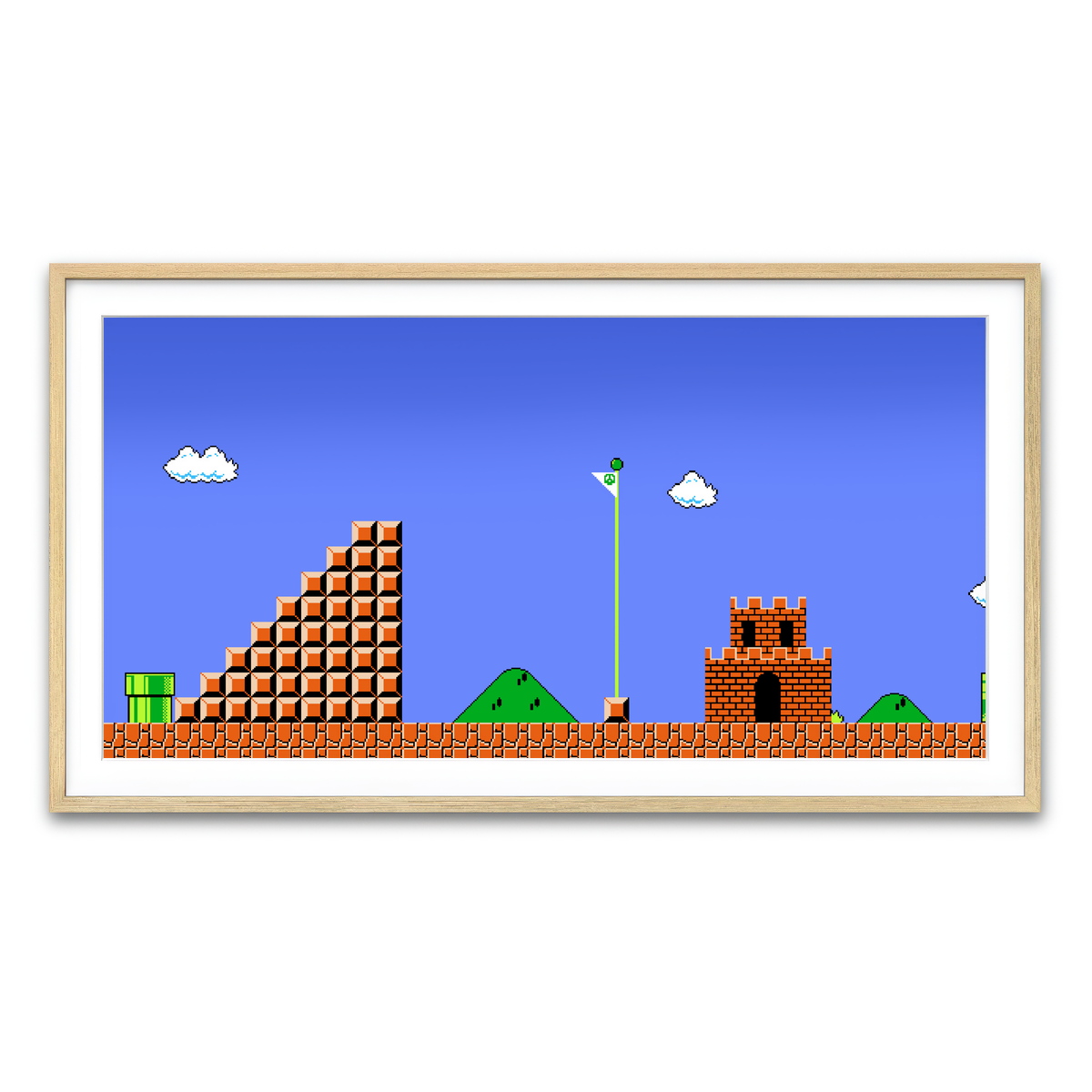 Framed Print 2x1 Natural