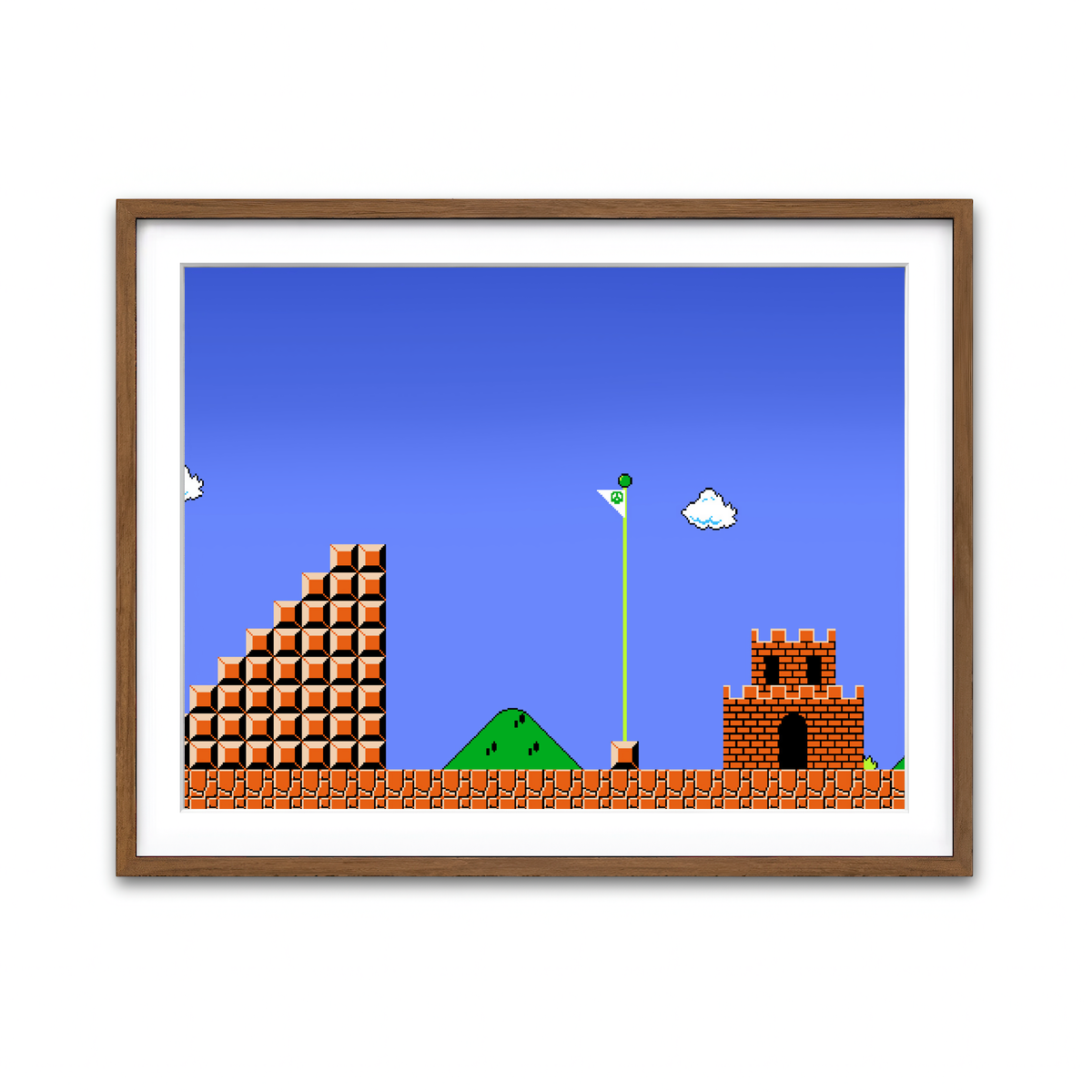 Framed Print 4x3 Walnut