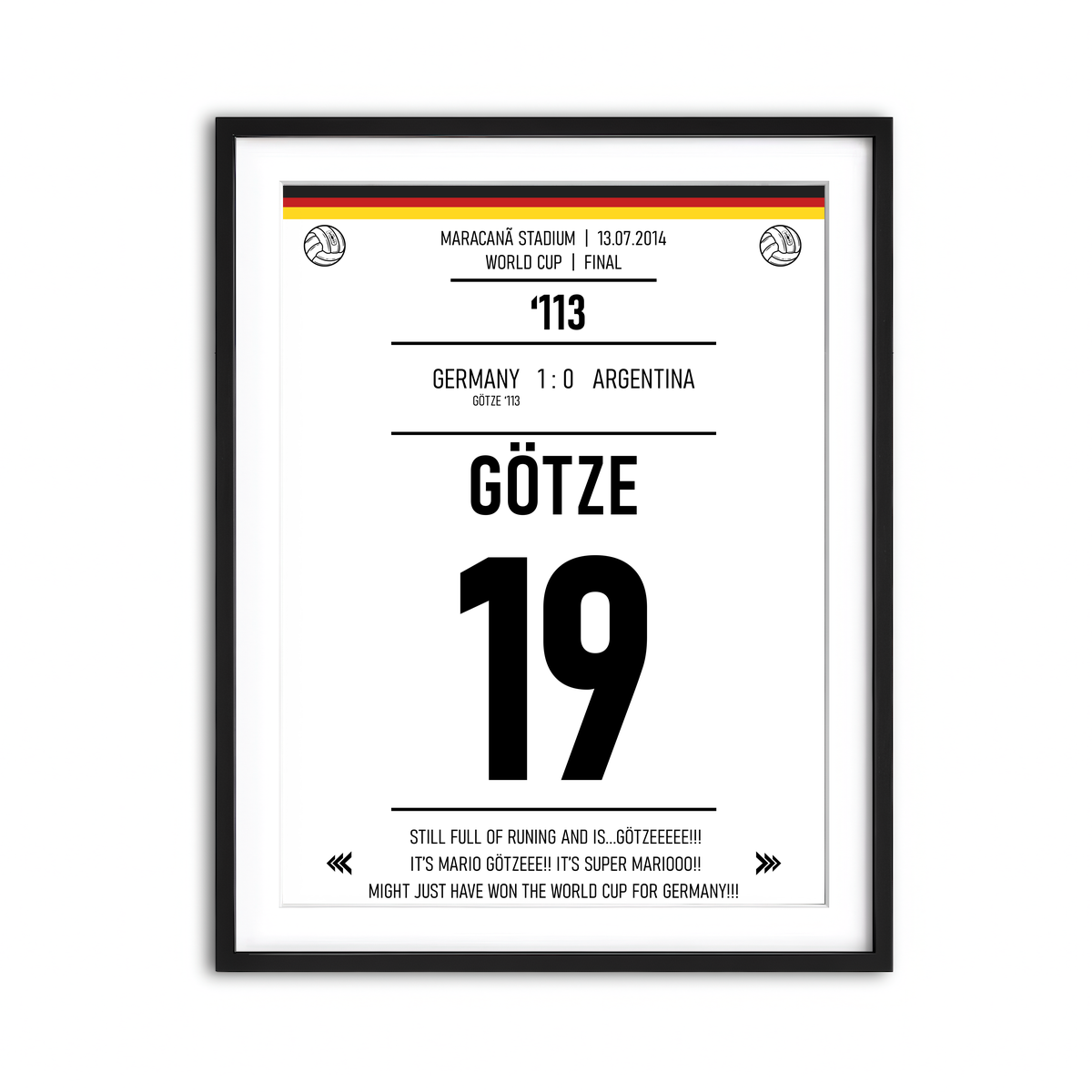 Framed Print 3x4 Black