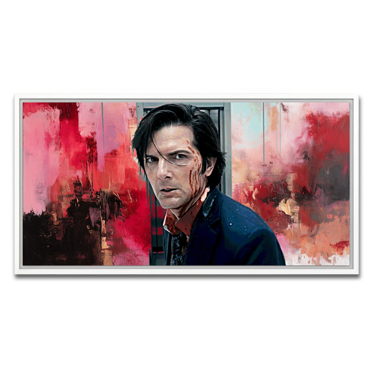 AUTO-MOCKUP WHITE | Mark Scout | 1 Piece | White Framed Canvas | group=2x1