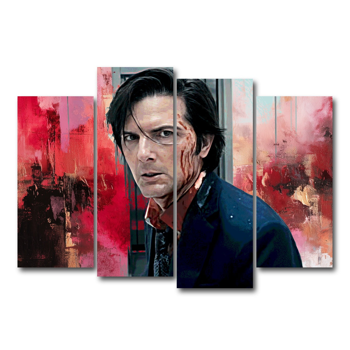 AUTO-MOCKUP WHITE | Mark Scout | 4 Piece | Gallery Wrap Canvas | group=4_normal