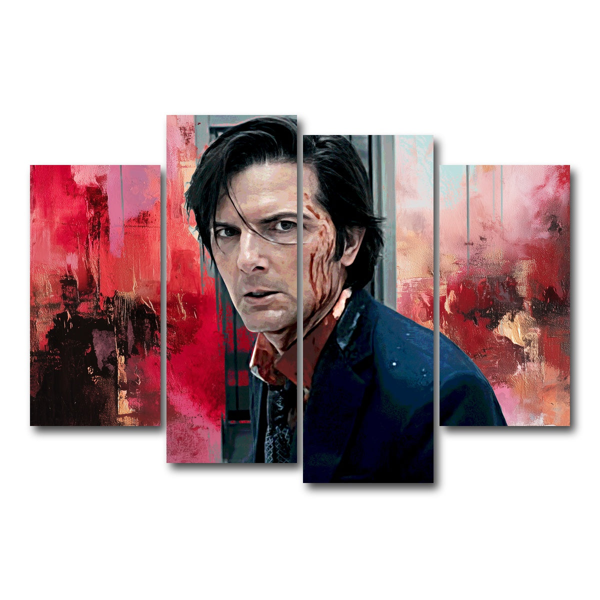 AUTO-MOCKUP WHITE | Mark Scout | 4 Piece | Gallery Wrap Canvas | group=4_short