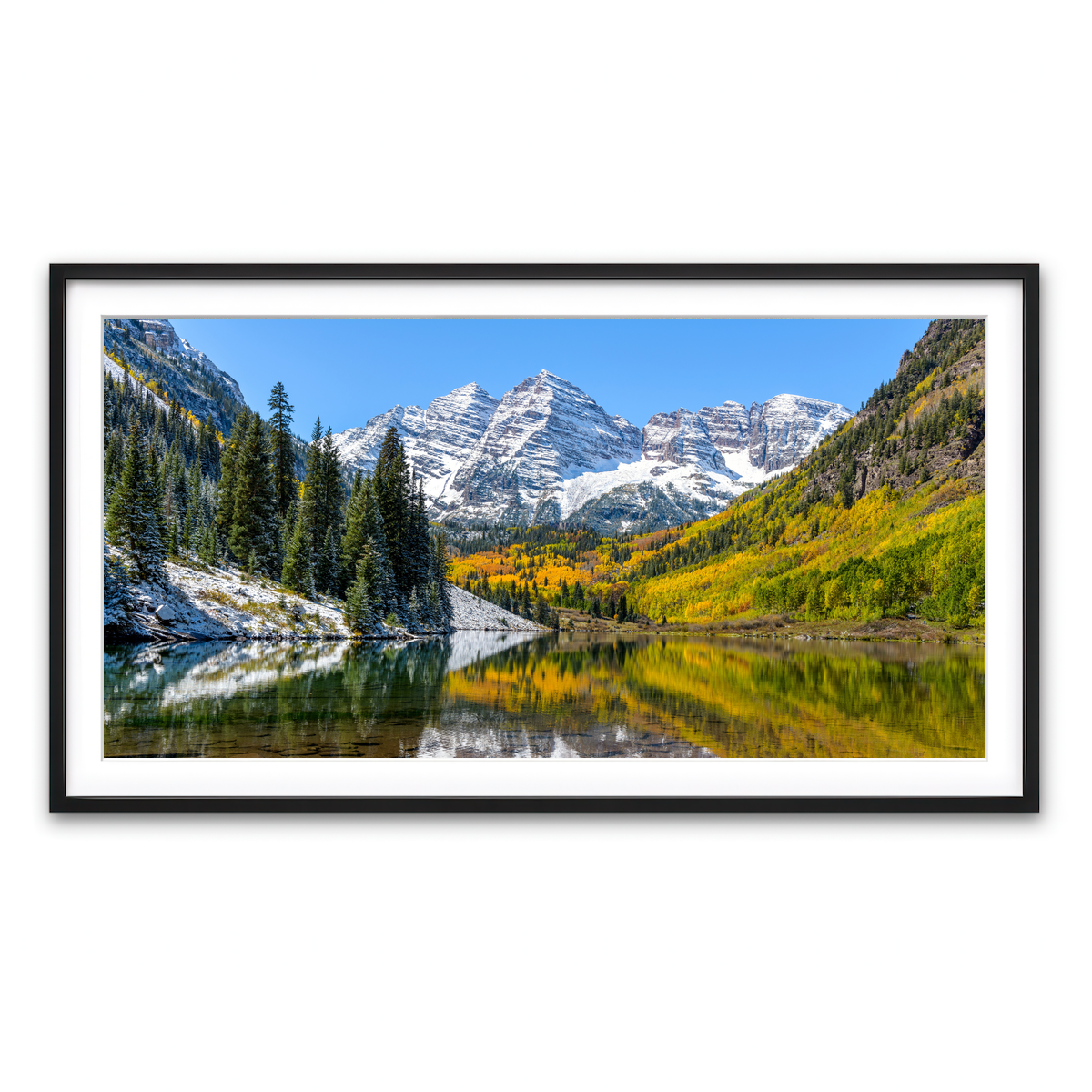 Framed Print 2x1 Black