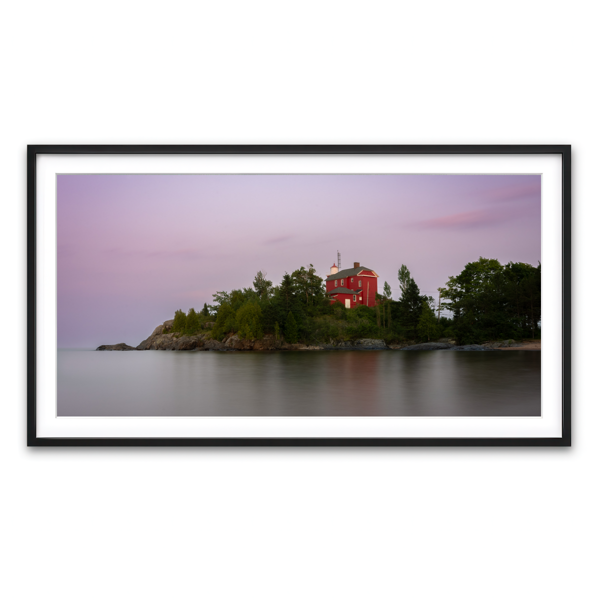 Framed Print 2x1 Black
