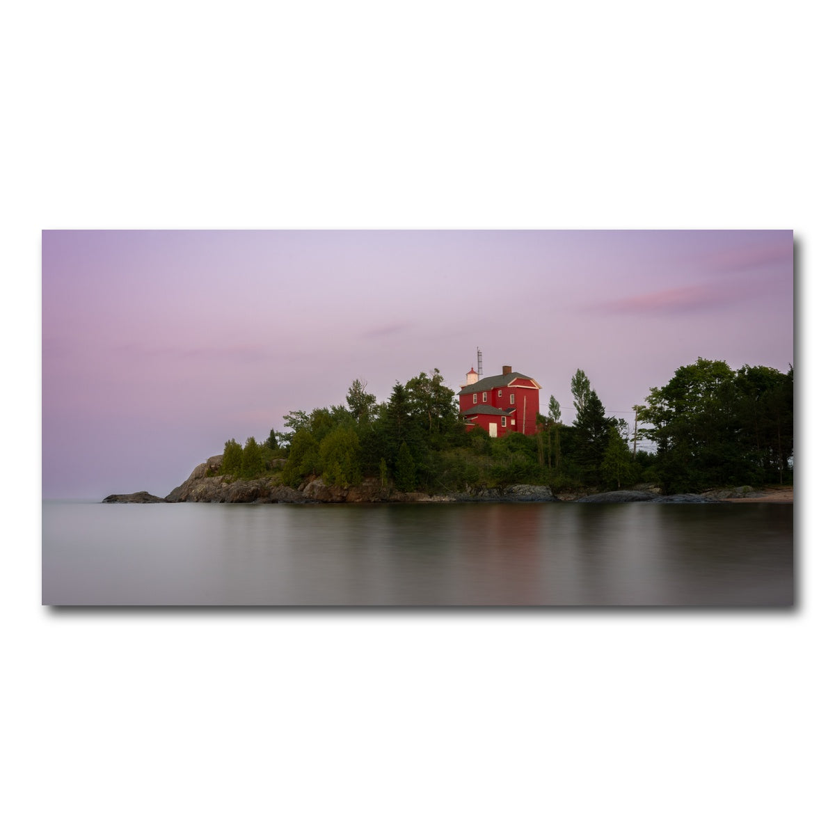AUTO-MOCKUP WHITE | Marquette Harbor Lighthouse | 1 Piece | Gallery Wrap Canvas | group=2x1
