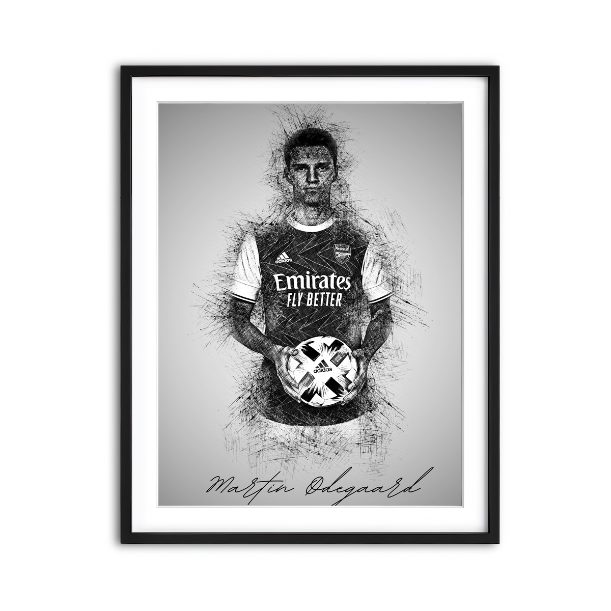 Framed Print 3x4 Black