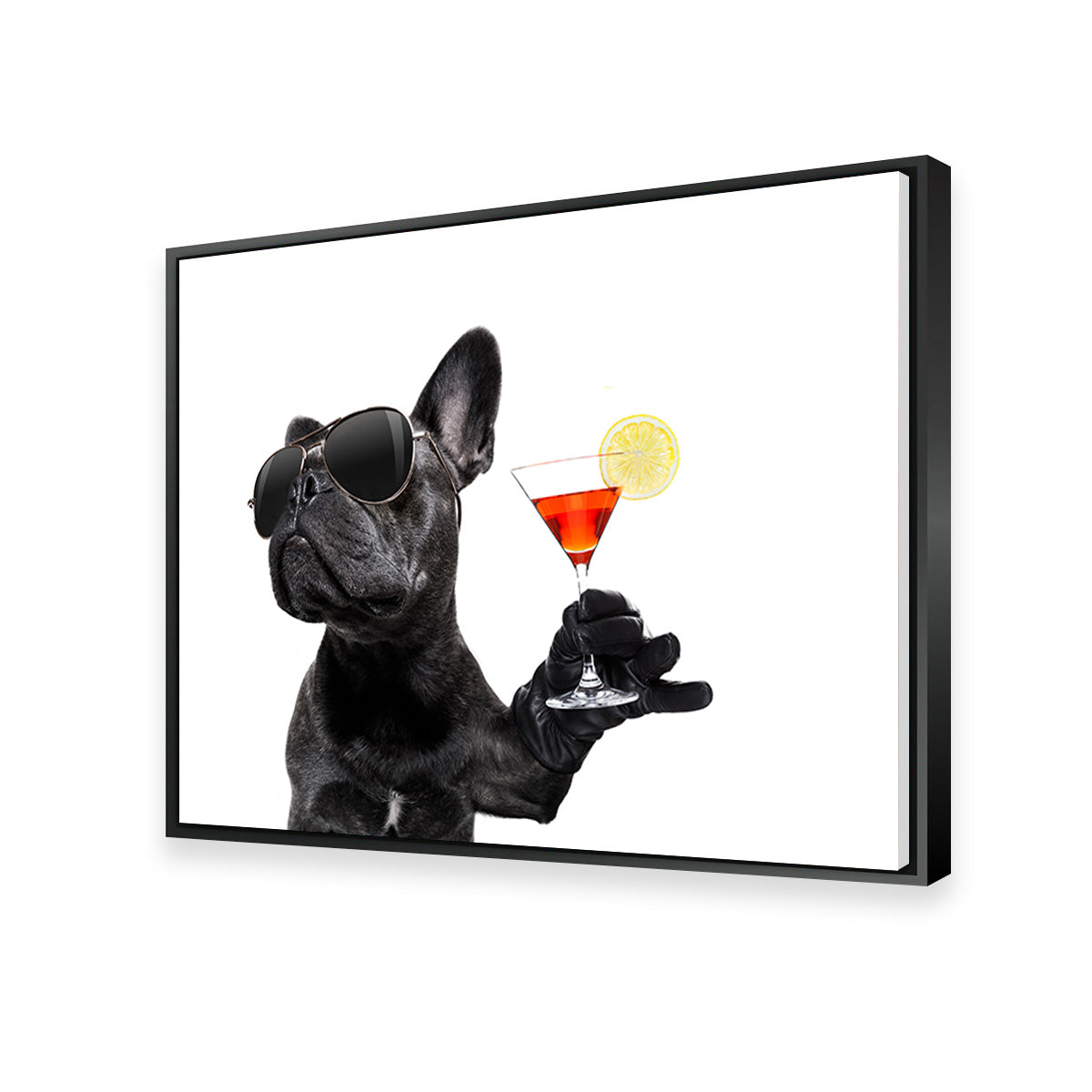 Martini Dog Wall Art