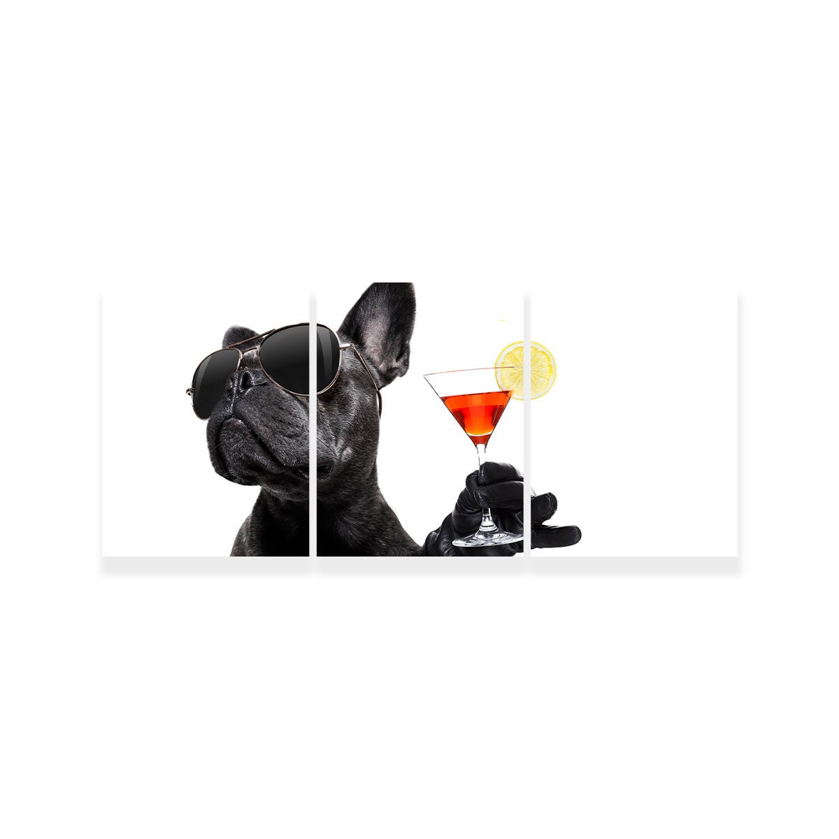 Martini Dog Wall Art