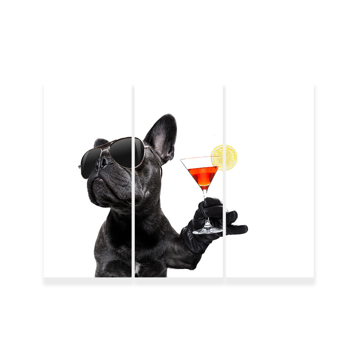 Martini Dog Wall Art