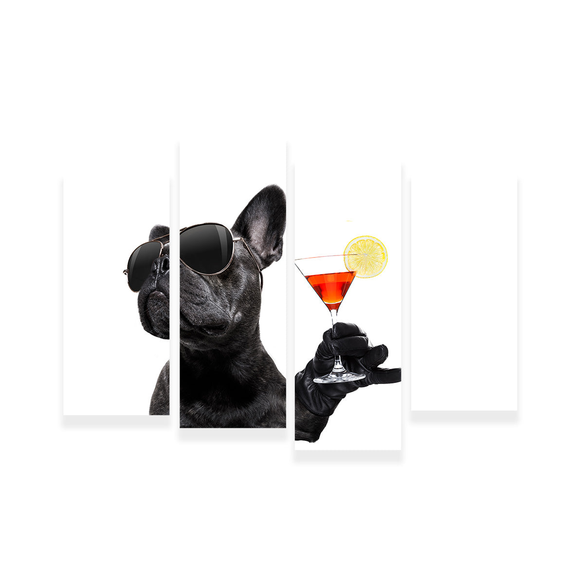 Martini Dog Wall Art
