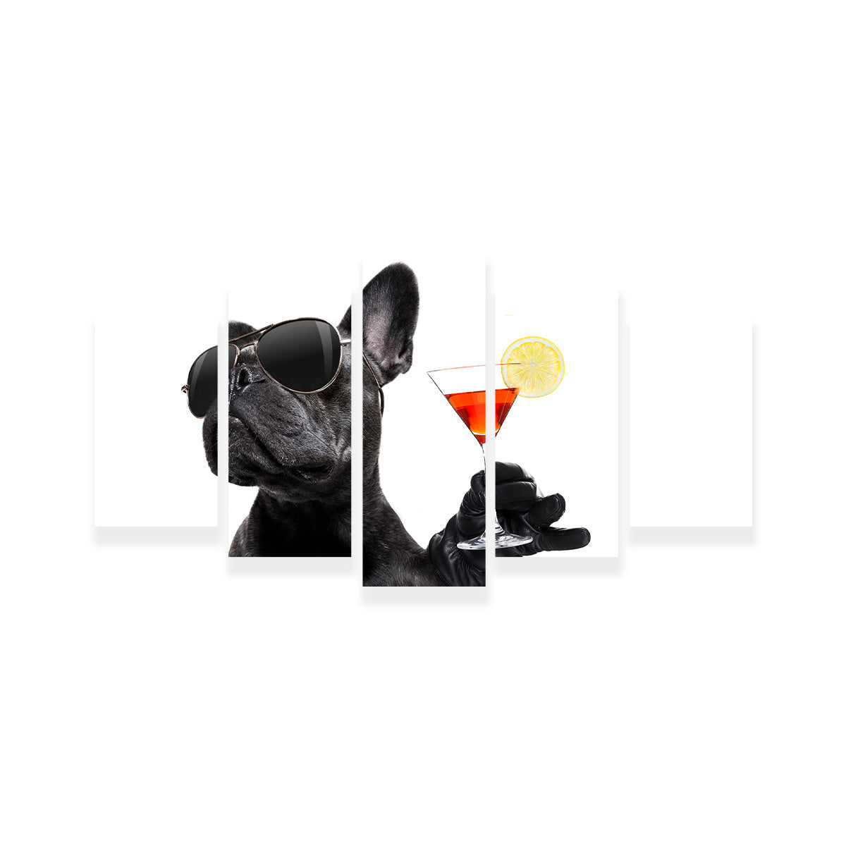 Martini Dog Wall Art