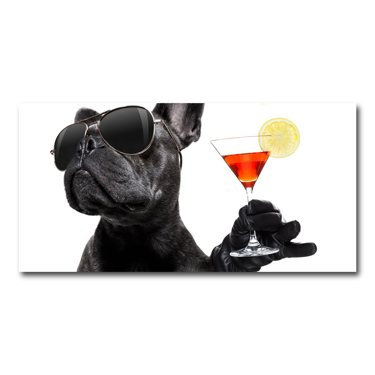 AUTO-MOCKUP WHITE | Martini Dog | 1 Piece | Gallery Wrap Canvas | group=2x1