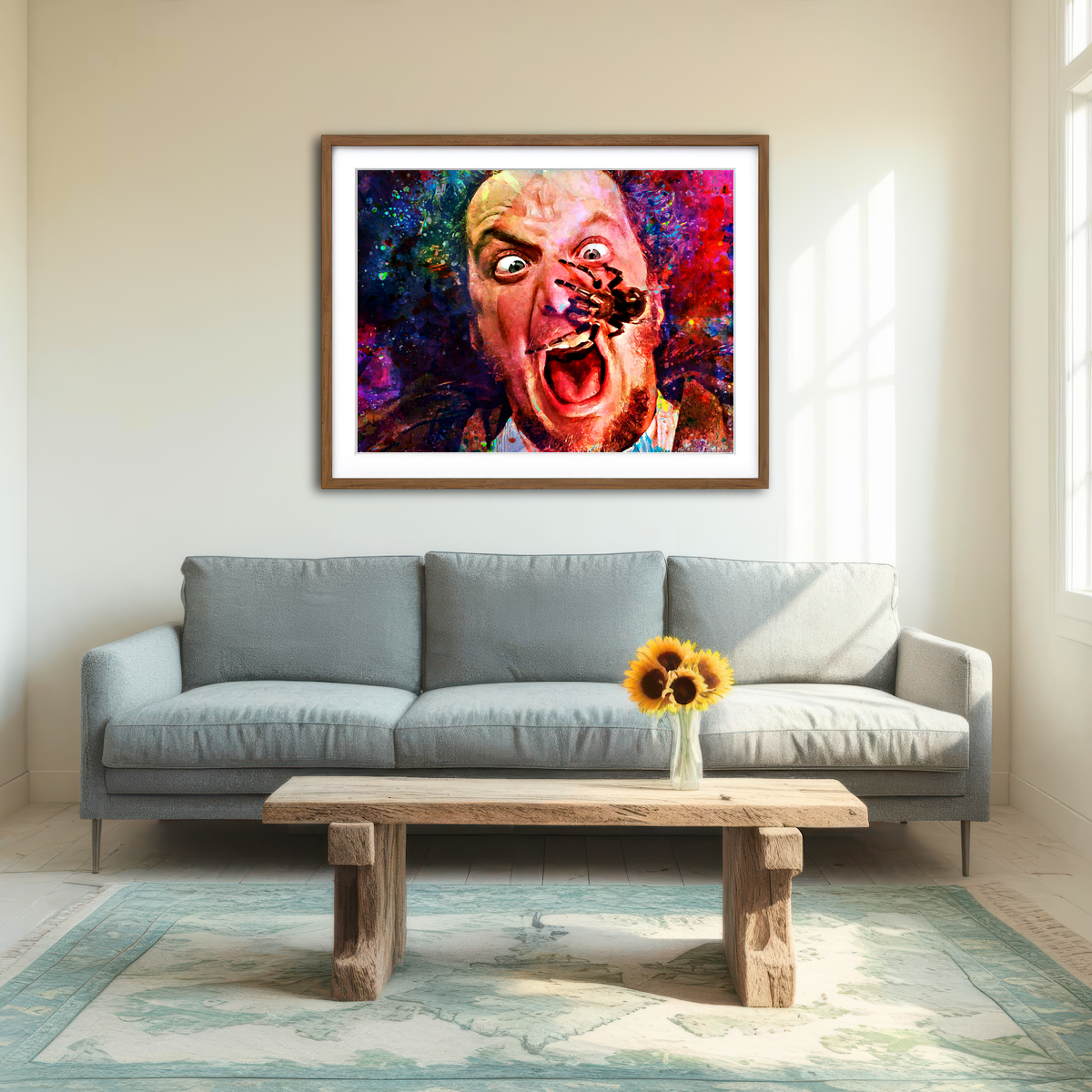 AUTO-MOCKUP ROOM | Marv Home Alone Wall Art
