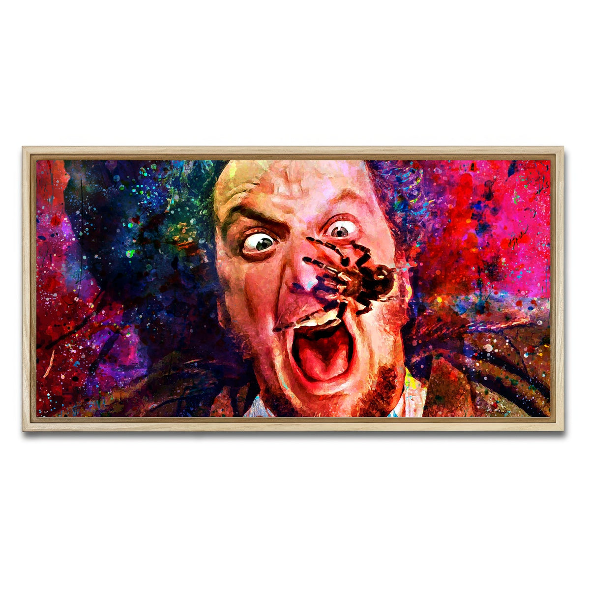 AUTO-MOCKUP WHITE | Marv Home Alone | 1 Piece | Natural Framed Canvas | group=2x1