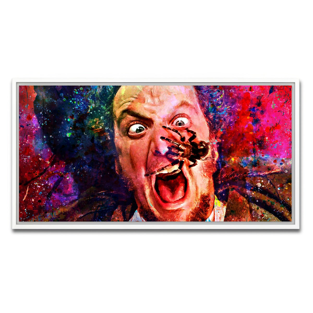 AUTO-MOCKUP WHITE | Marv Home Alone | 1 Piece | White Framed Canvas | group=2x1