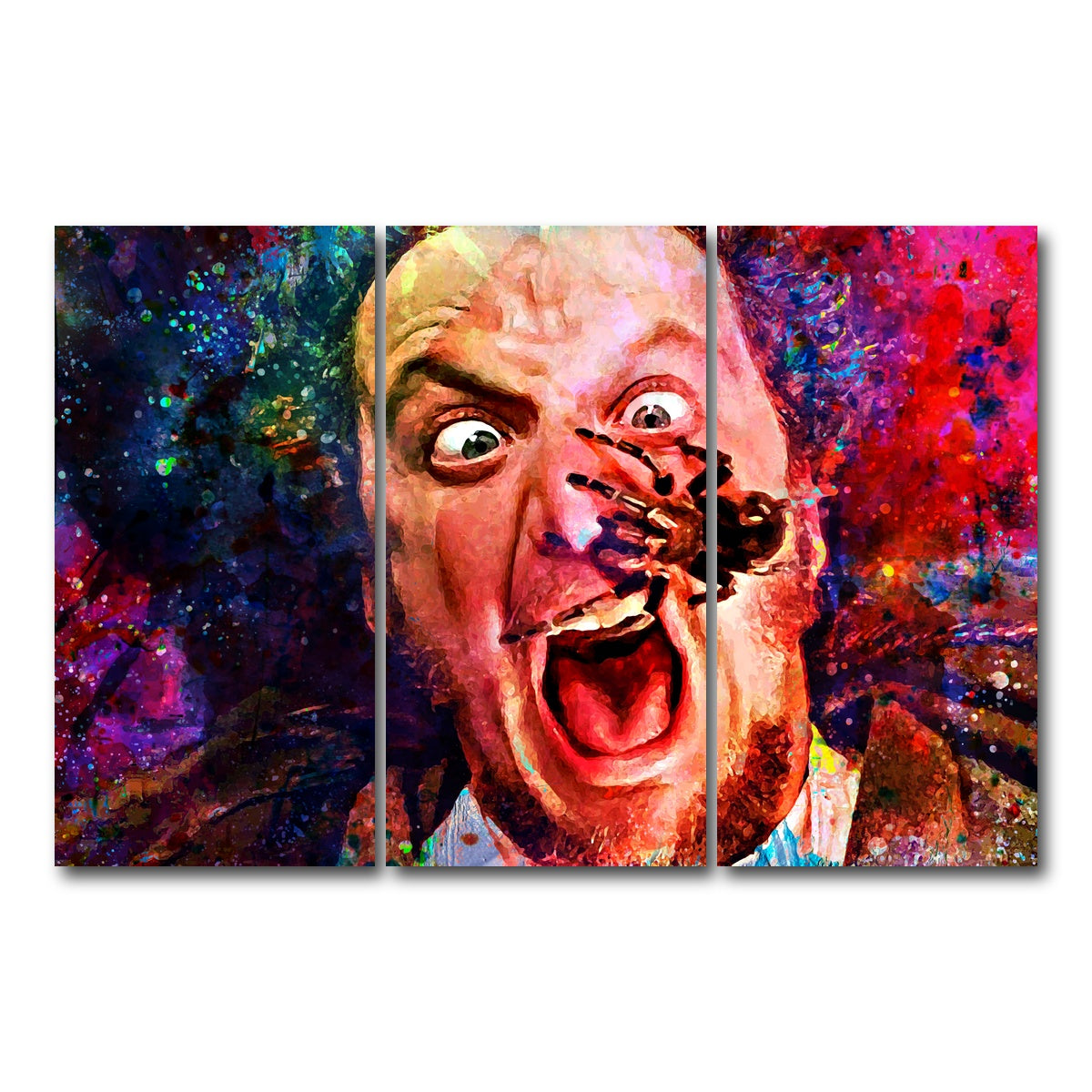 AUTO-MOCKUP WHITE | Marv Home Alone | 3 Piece | Gallery Wrap Canvas | group=12x24