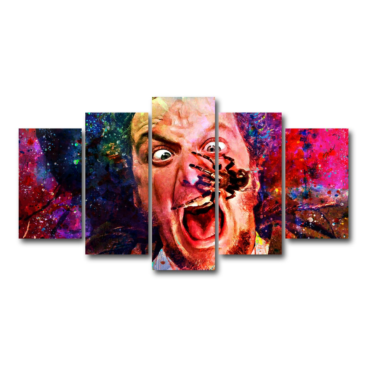 AUTO-MOCKUP WHITE | Marv Home Alone | 5 Piece | Gallery Wrap Canvas | group=5_normal