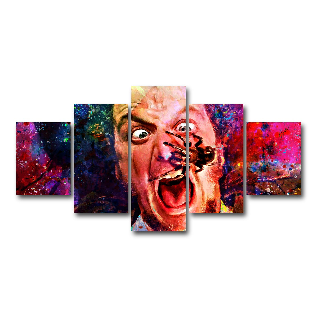 AUTO-MOCKUP WHITE | Marv Home Alone | 5 Piece | Gallery Wrap Canvas | group=5_short