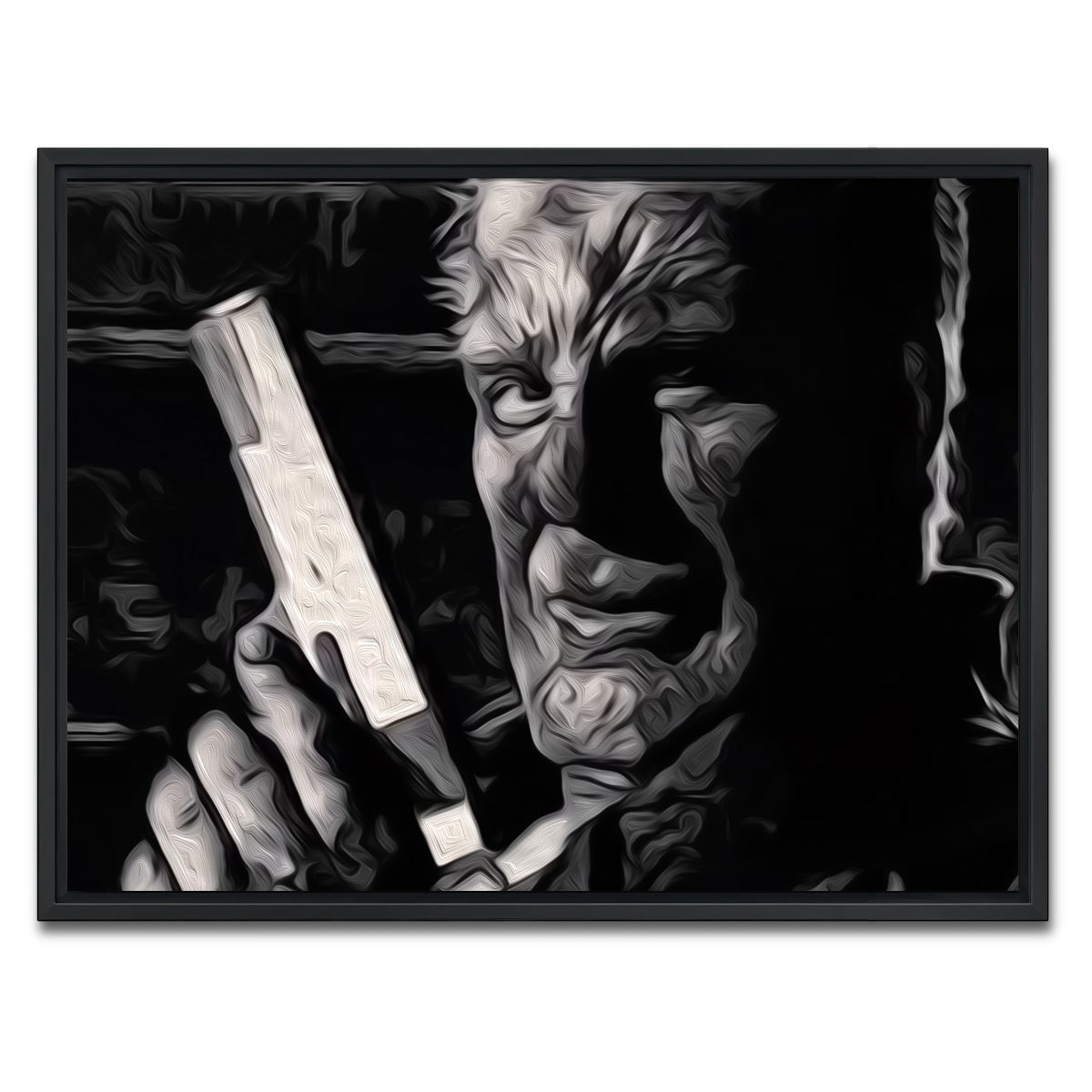 AUTO-MOCKUP WHITE | Marv Sin City | 1 Piece | Black Framed Canvas | group=4x3