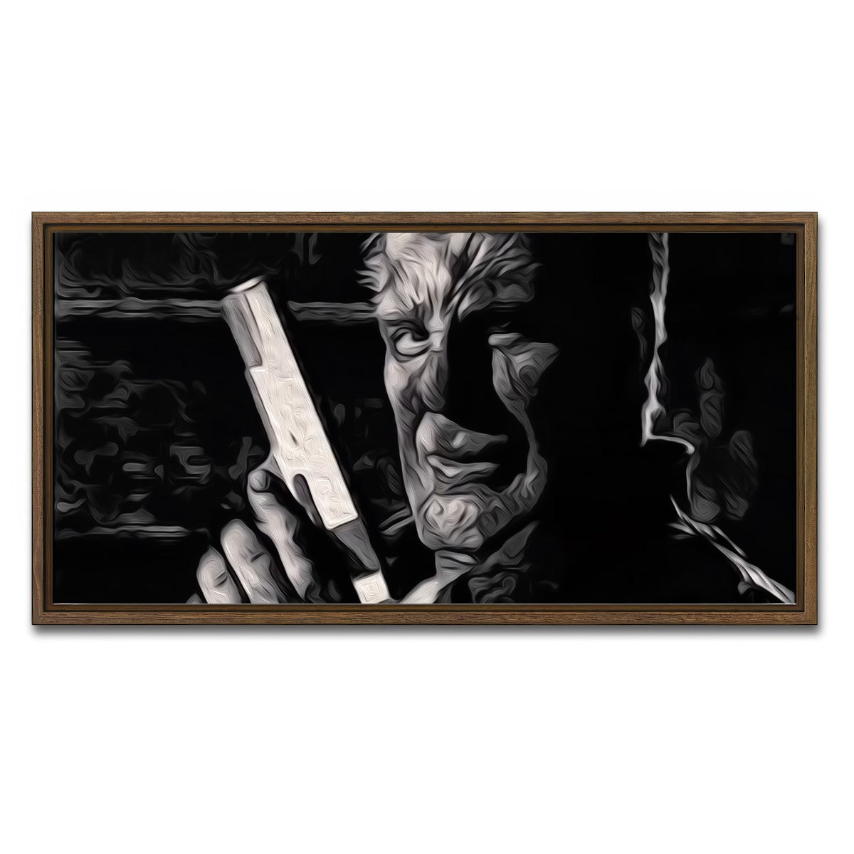 AUTO-MOCKUP WHITE | Marv Sin City | 1 Piece | Walnut Framed Canvas | group=2x1