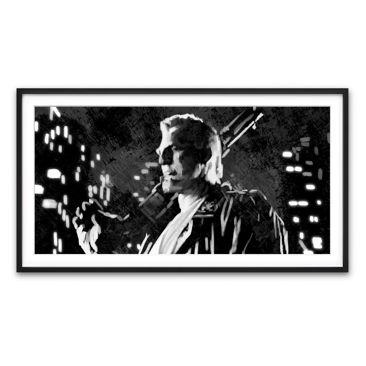 Framed Print 2x1 Black