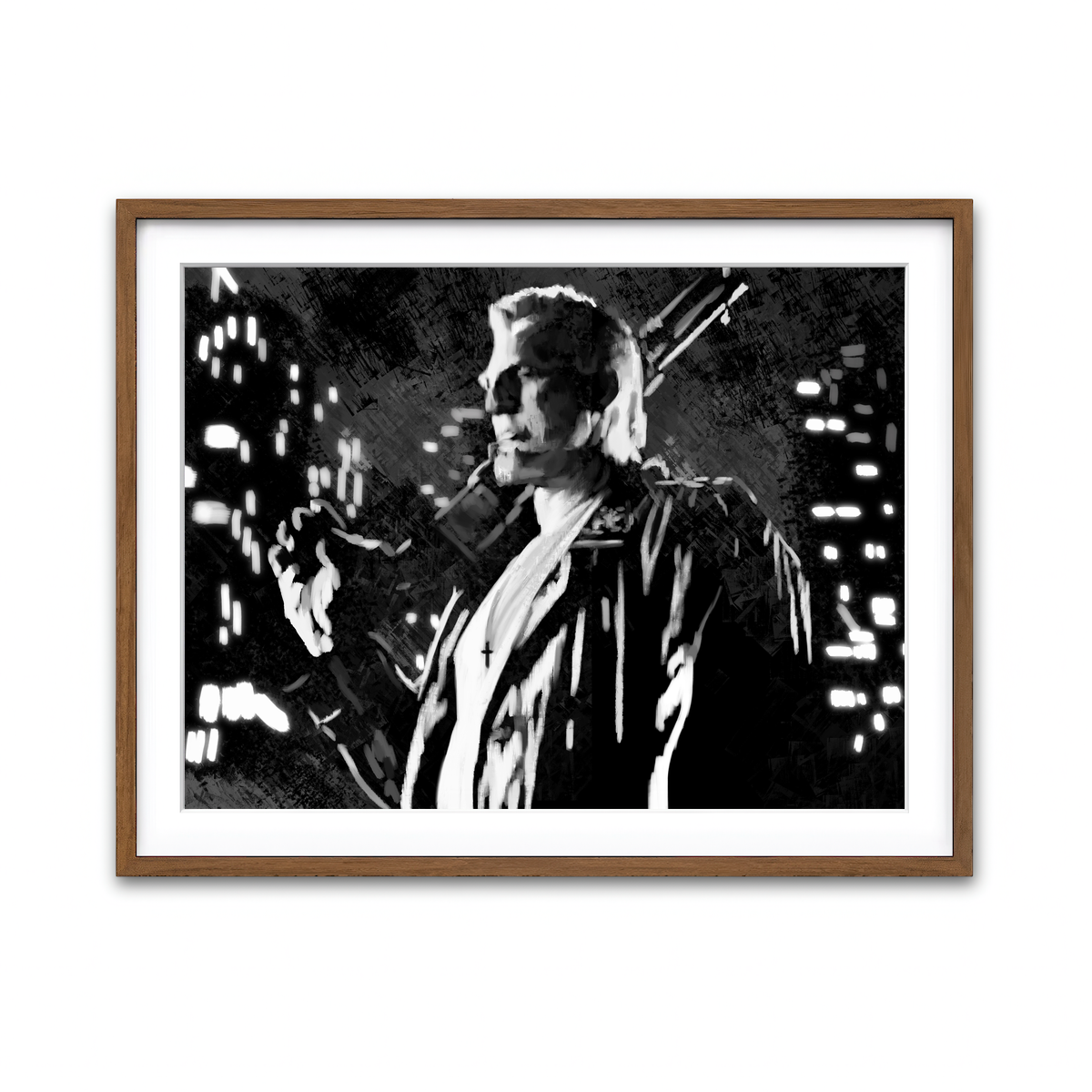 Framed Print 4x3 Walnut