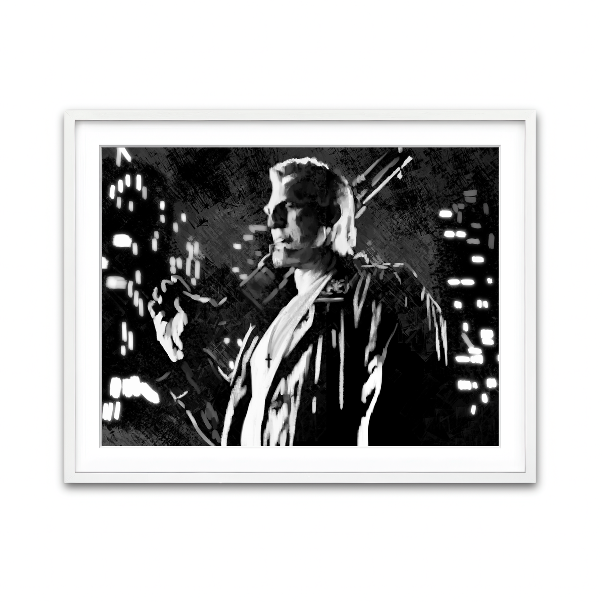 Framed Print 4x3 White