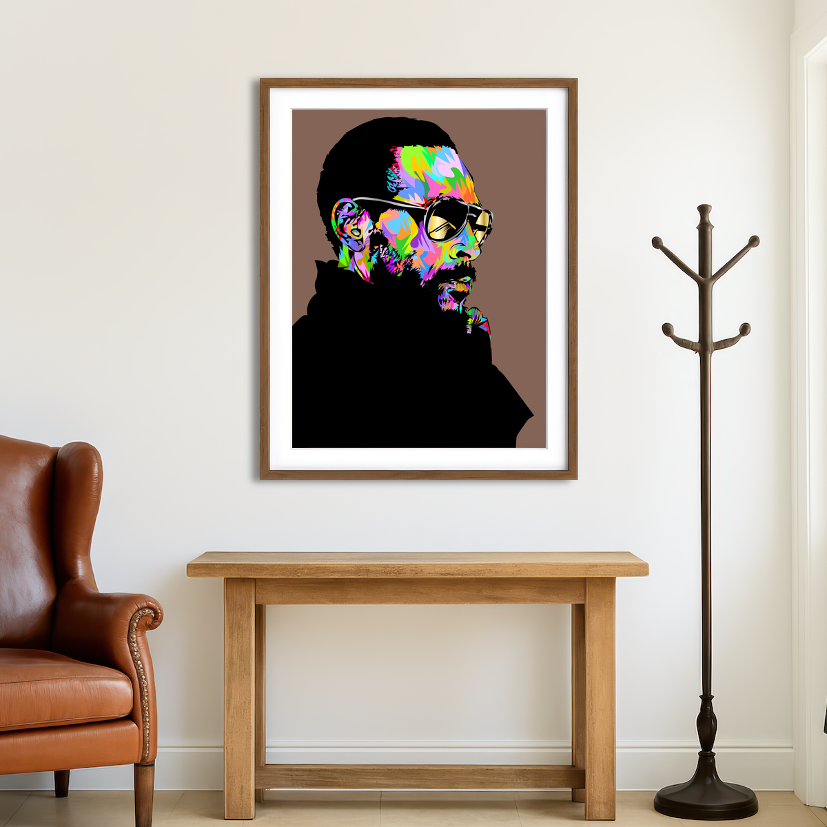 AUTO-MOCKUP ROOM | Marvin Gaye Wall Art