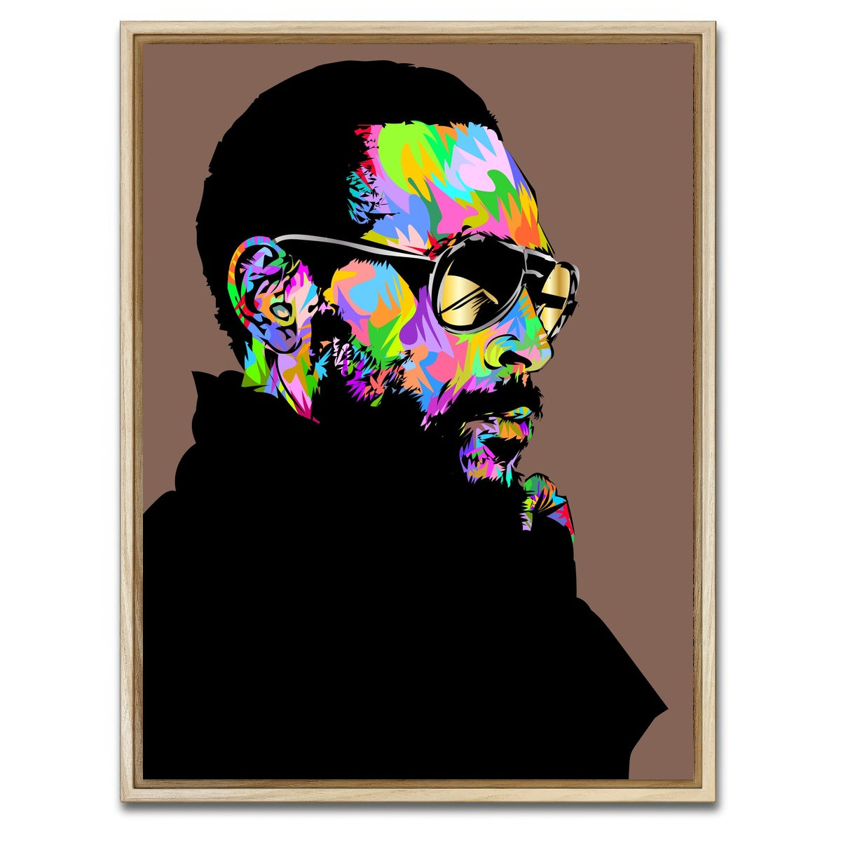 AUTO-MOCKUP WHITE | Marvin Gaye | 1 Piece | Natural Framed Canvas | group=3x4