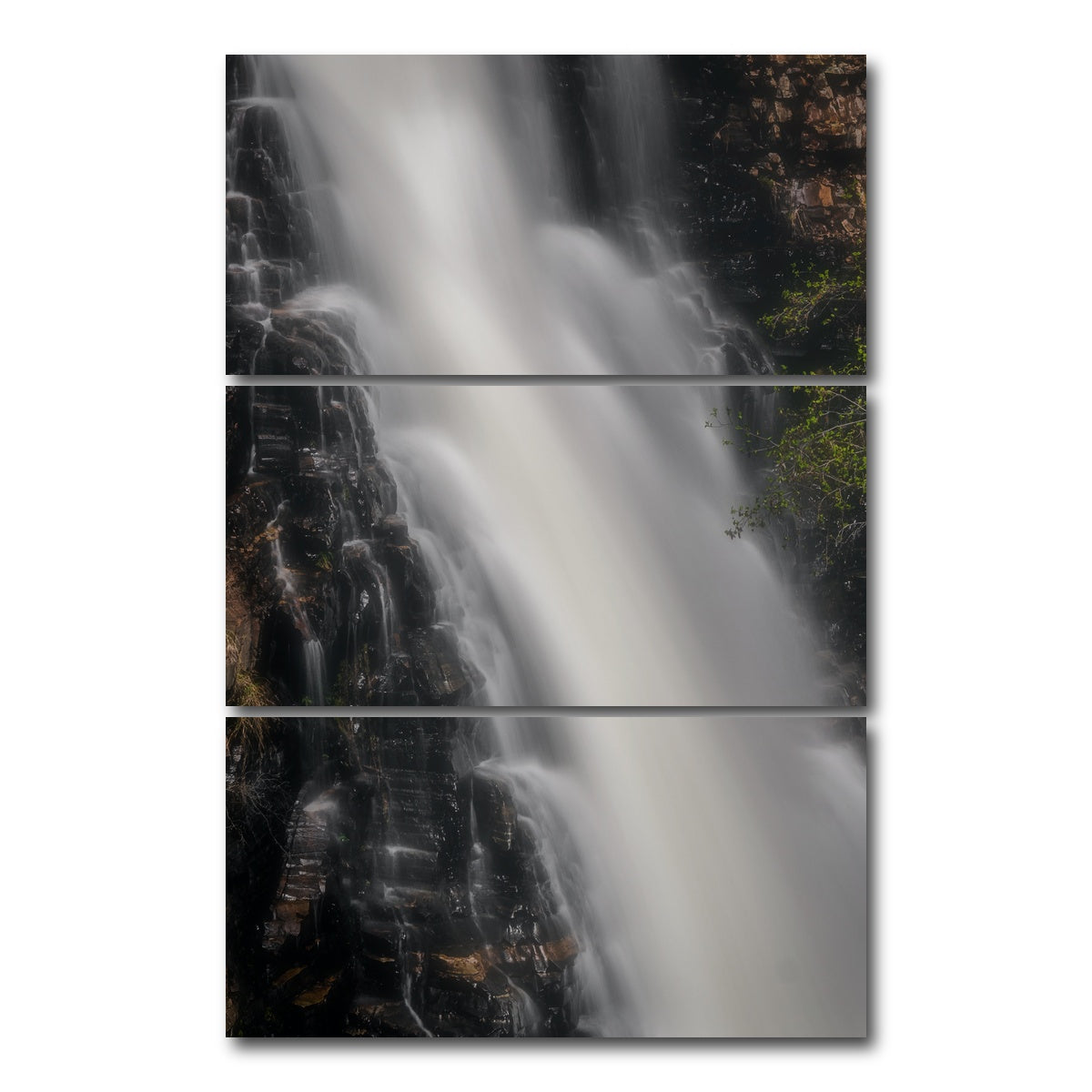 AUTO-MOCKUP WHITE | Marysville Falls | 3 Piece | Gallery Wrap Canvas | group=12x24_stacked
