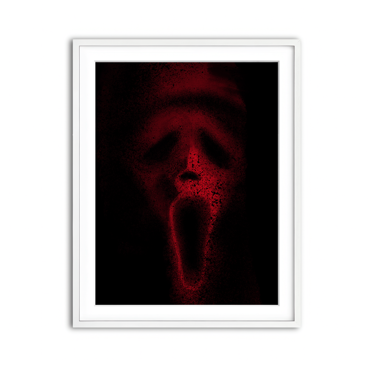 Framed Print 3x4 White