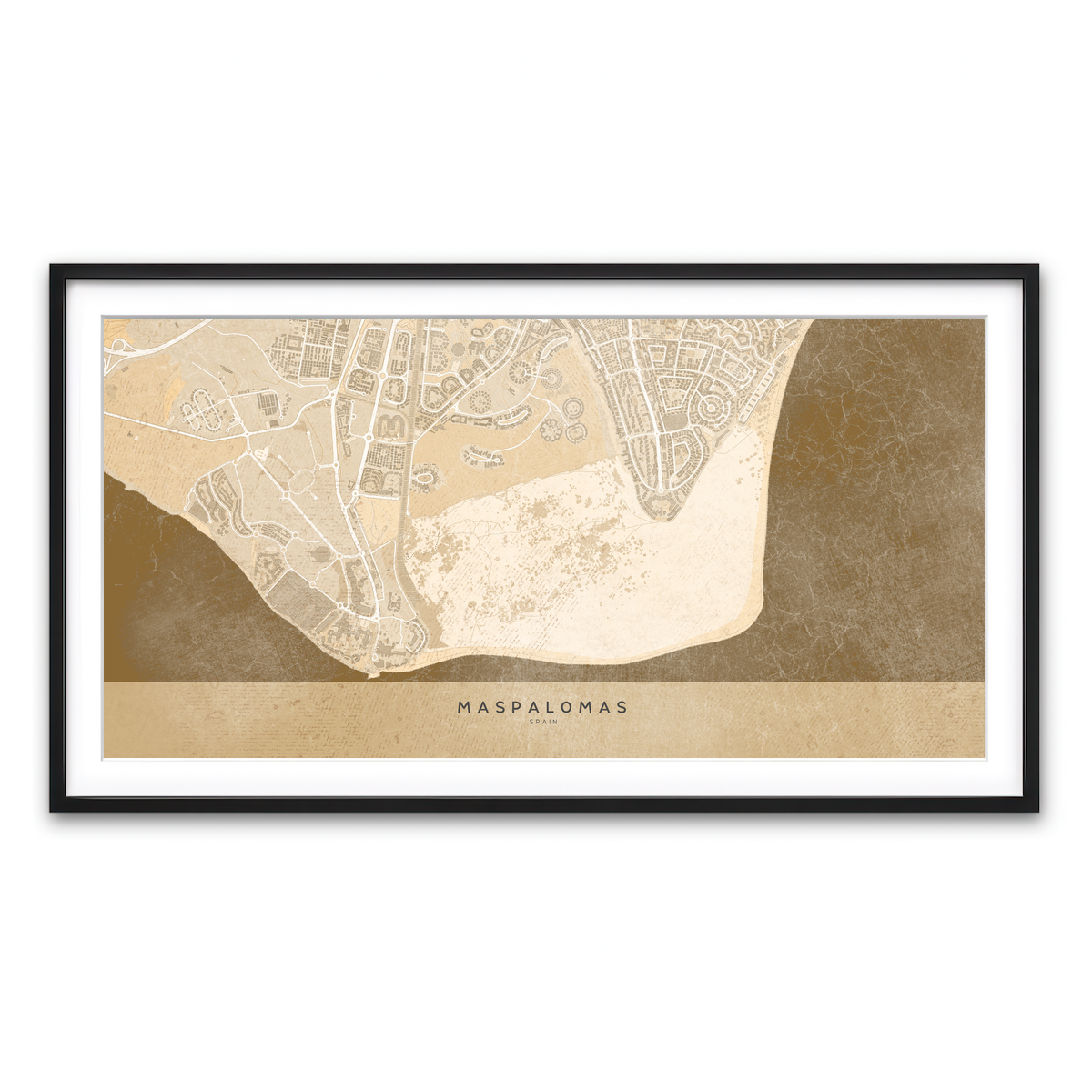 Framed Print 2x1 Black