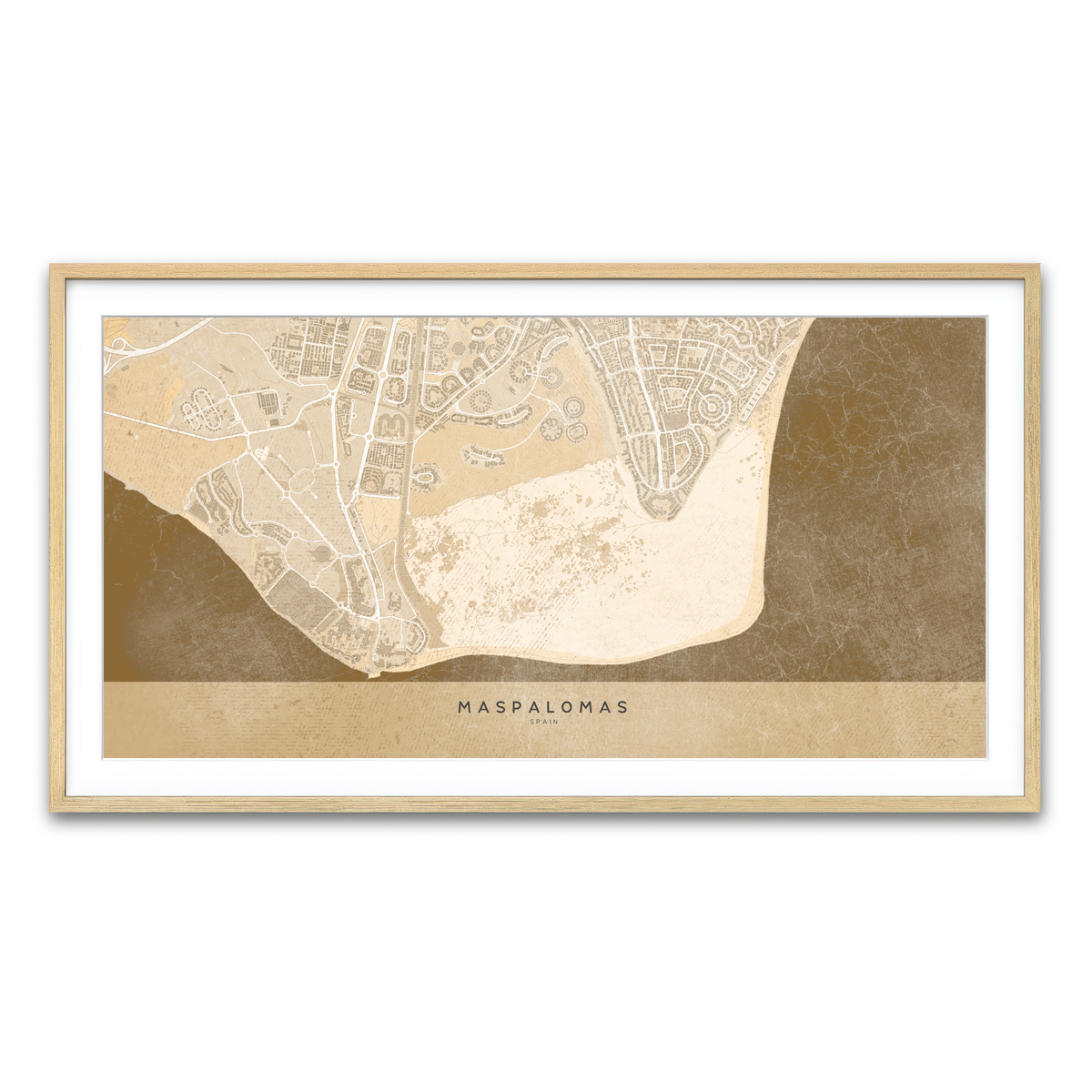 Framed Print 2x1 Natural