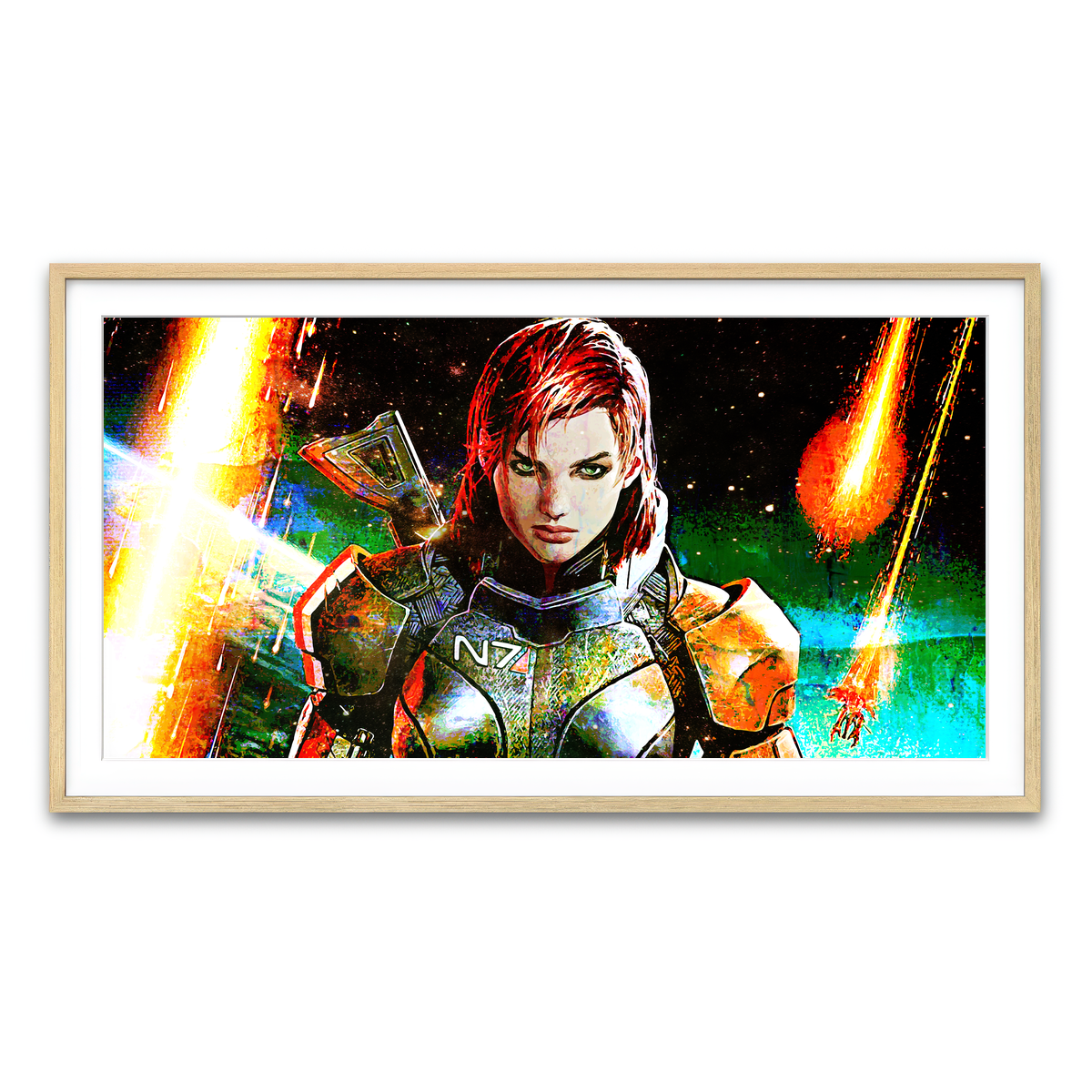 Framed Print 2x1 Natural