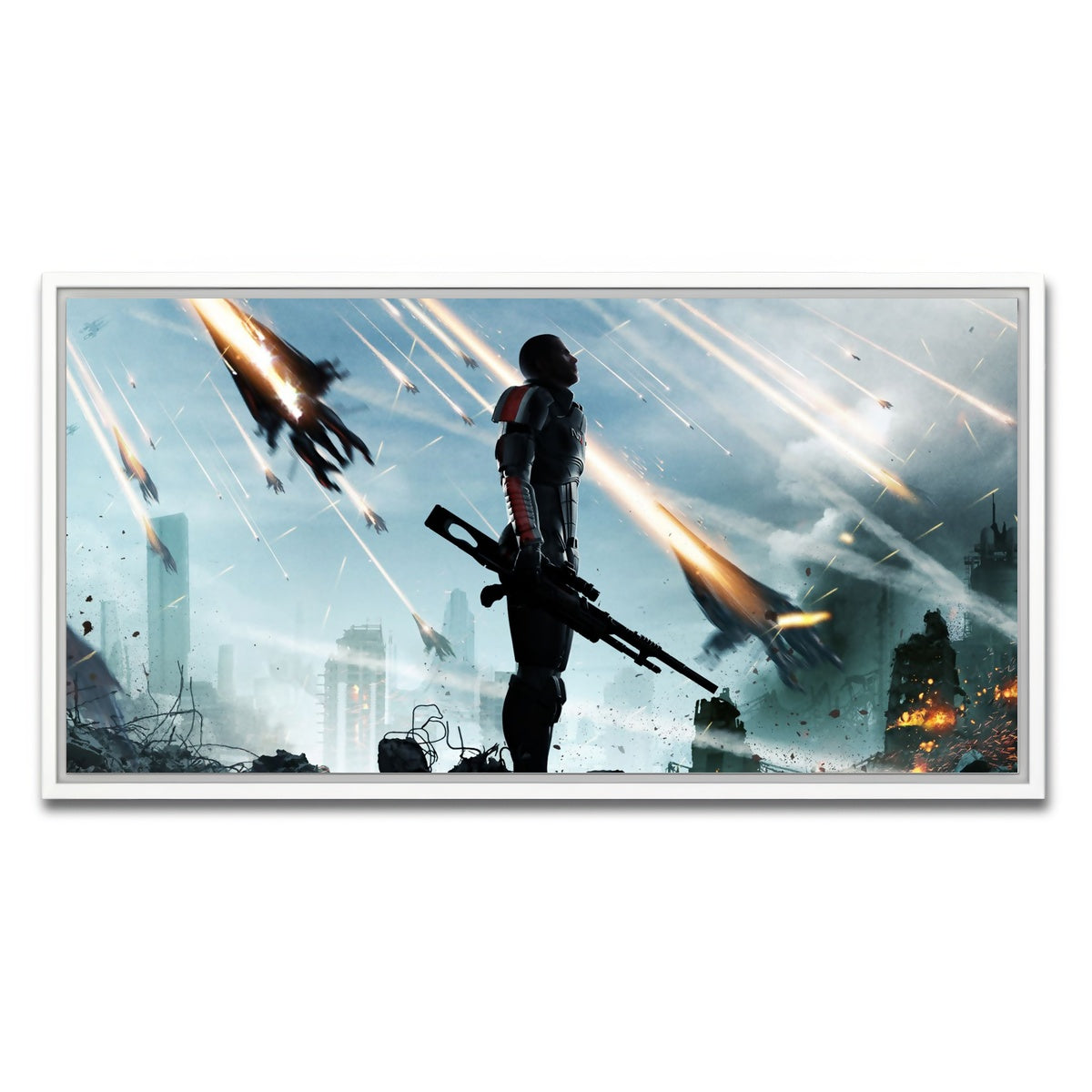 AUTO-MOCKUP WHITE | Mass Effect | 1 Piece | White Framed Canvas | group=2x1