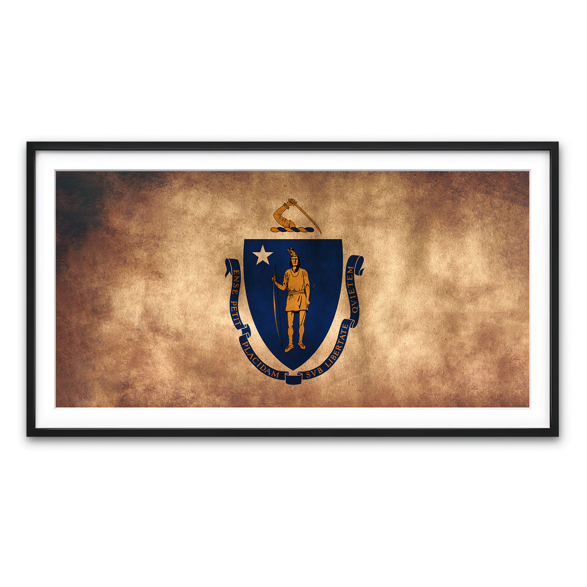 Framed Print 2x1 Black