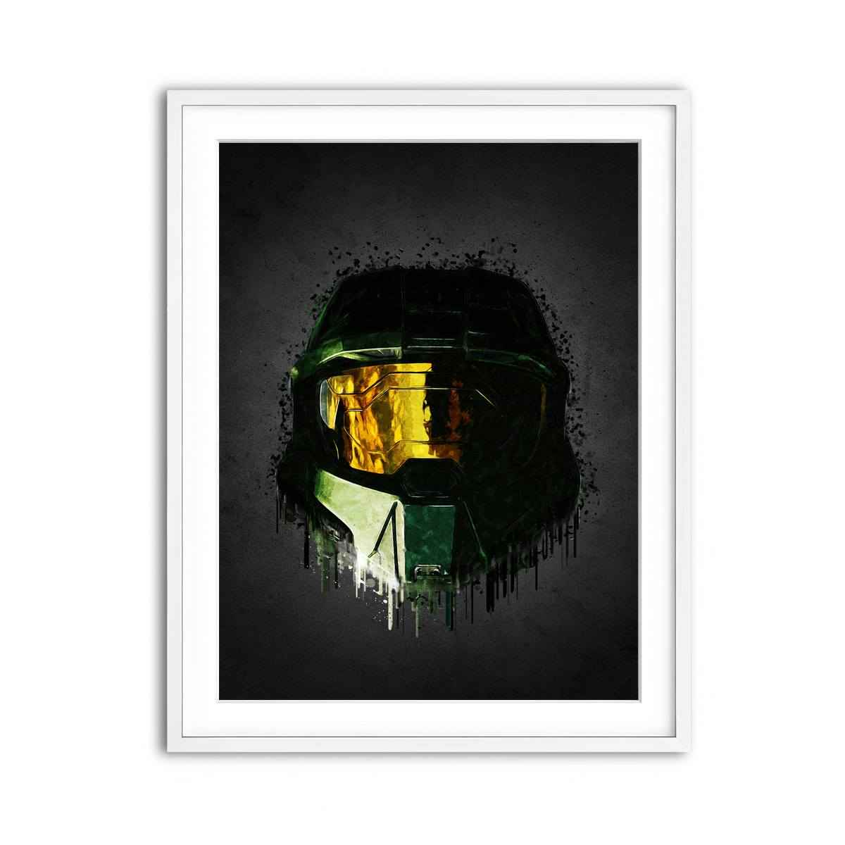 Framed Print 3x4 White