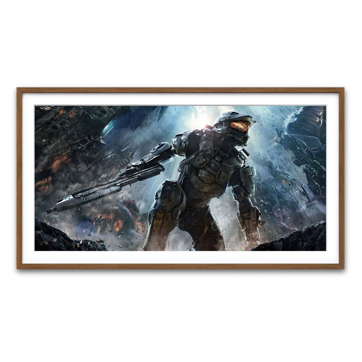 Framed Print 2x1 Walnut