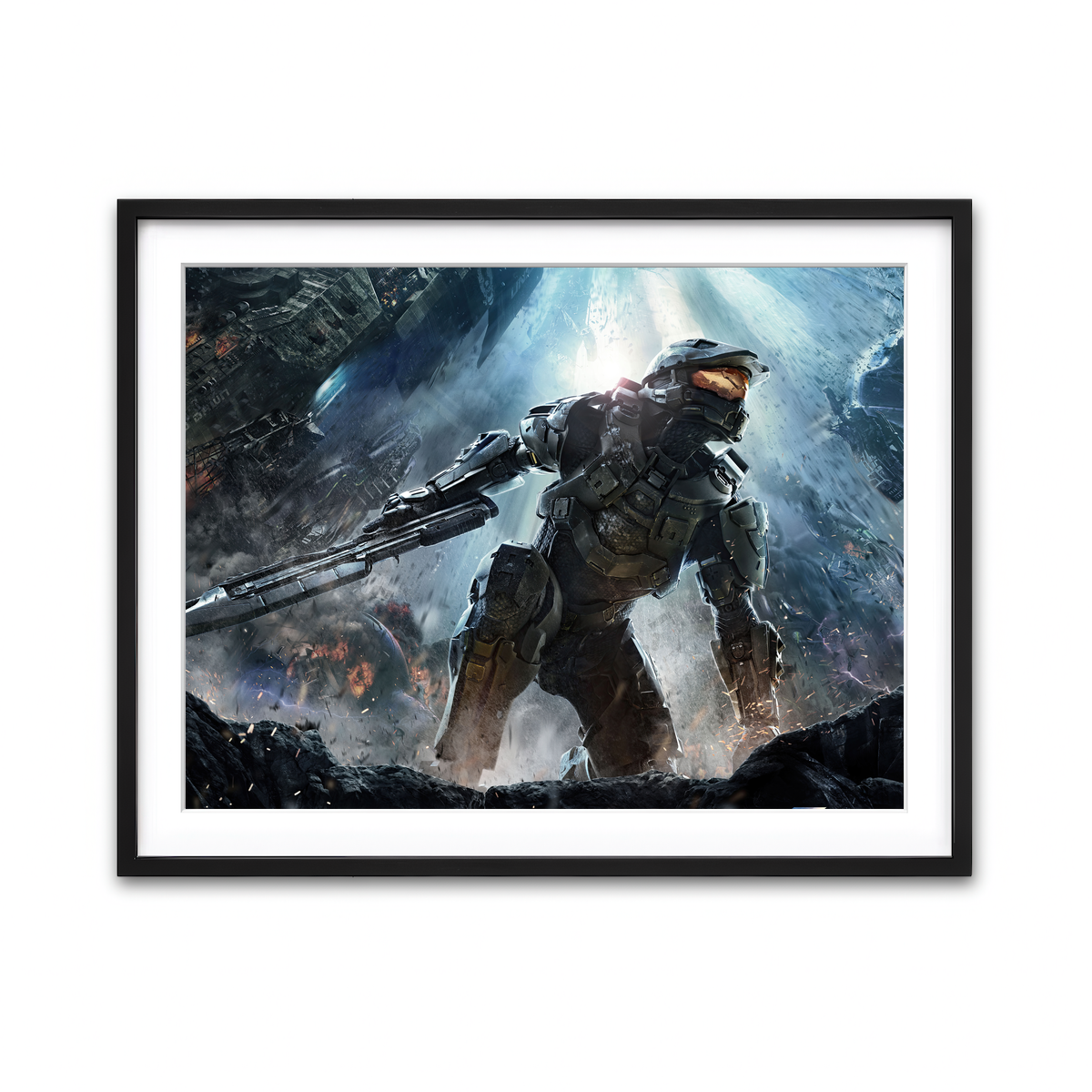 Framed Print 4x3 Black