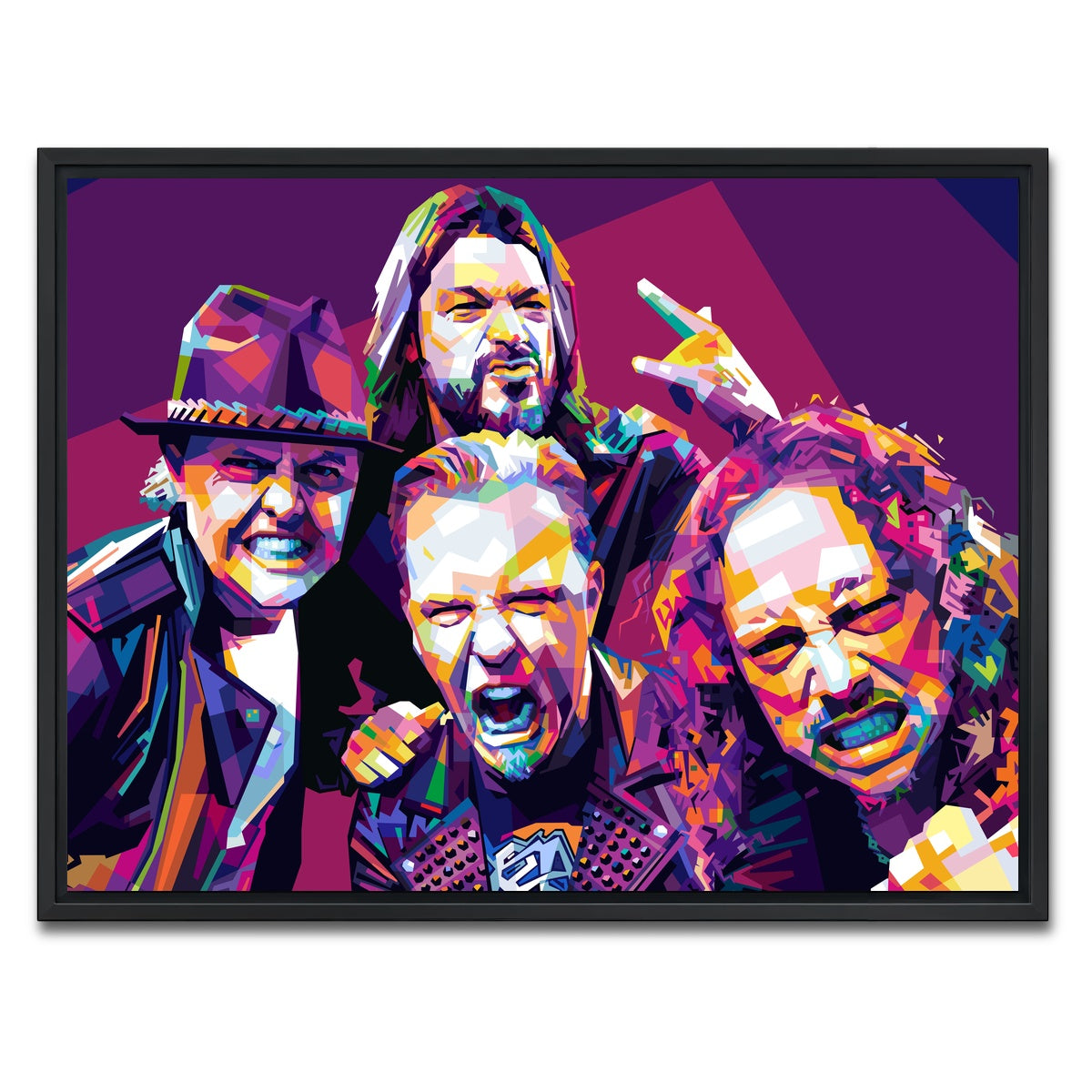 AUTO-MOCKUP WHITE | Masters of Puppets | 1 Piece | Black Framed Canvas | group=4x3