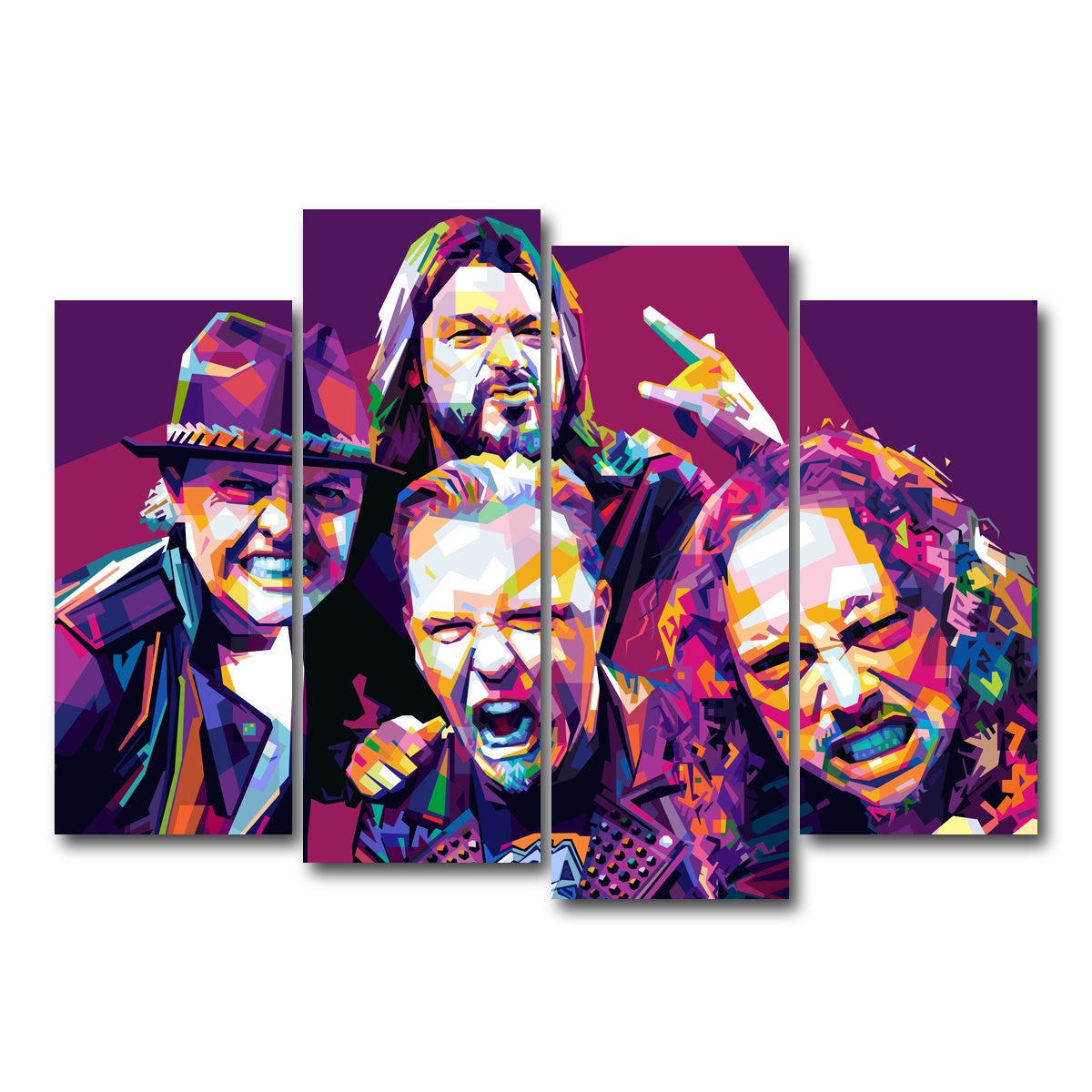 AUTO-MOCKUP WHITE | Masters of Puppets | 4 Piece | Gallery Wrap Canvas | group=4_normal