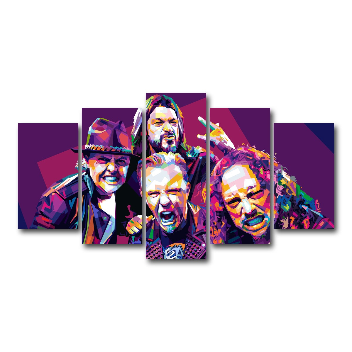 AUTO-MOCKUP WHITE | Masters of Puppets | 5 Piece | Gallery Wrap Canvas | group=5_normal