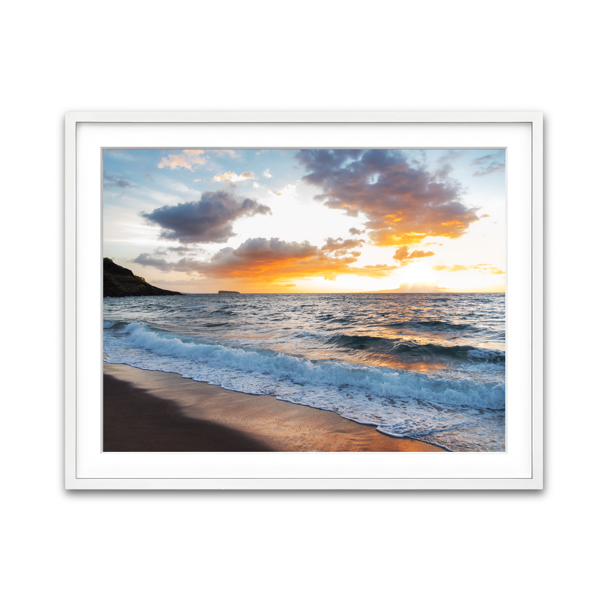 Framed Print 4x3 White