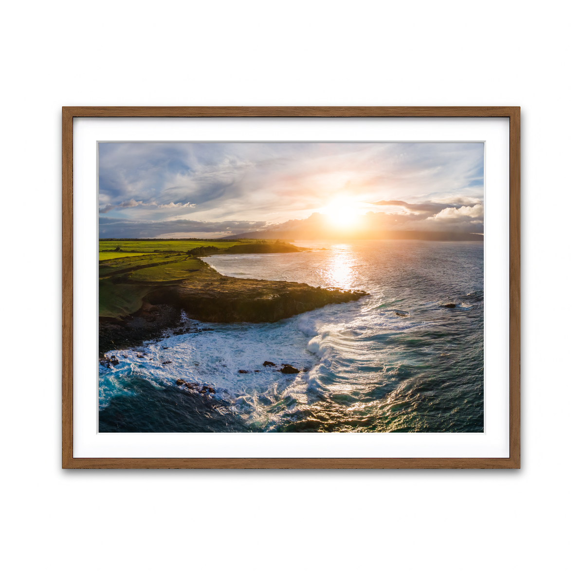 Framed Print 4x3 Walnut