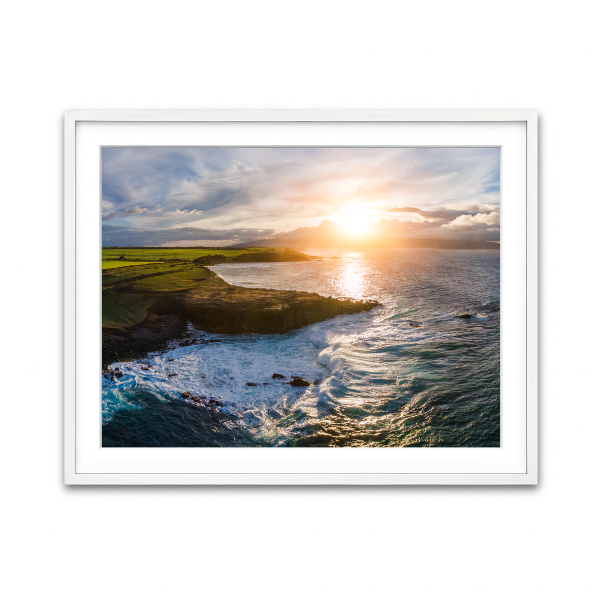 Framed Print 4x3 White