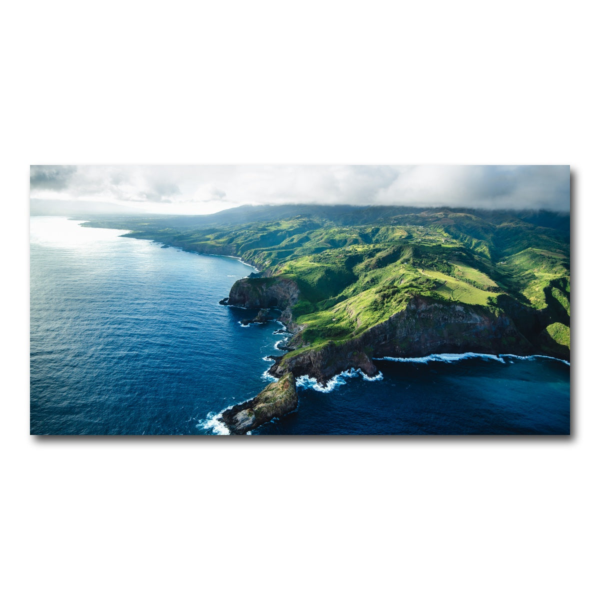 AUTO-MOCKUP WHITE | Maui Coast | 1 Piece | Gallery Wrap Canvas | group=2x1