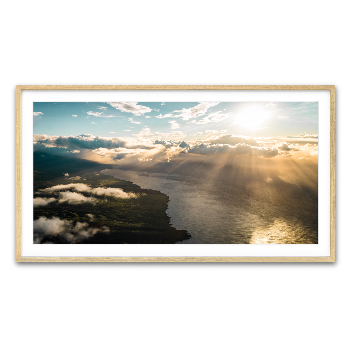 Framed Print 2x1 Natural