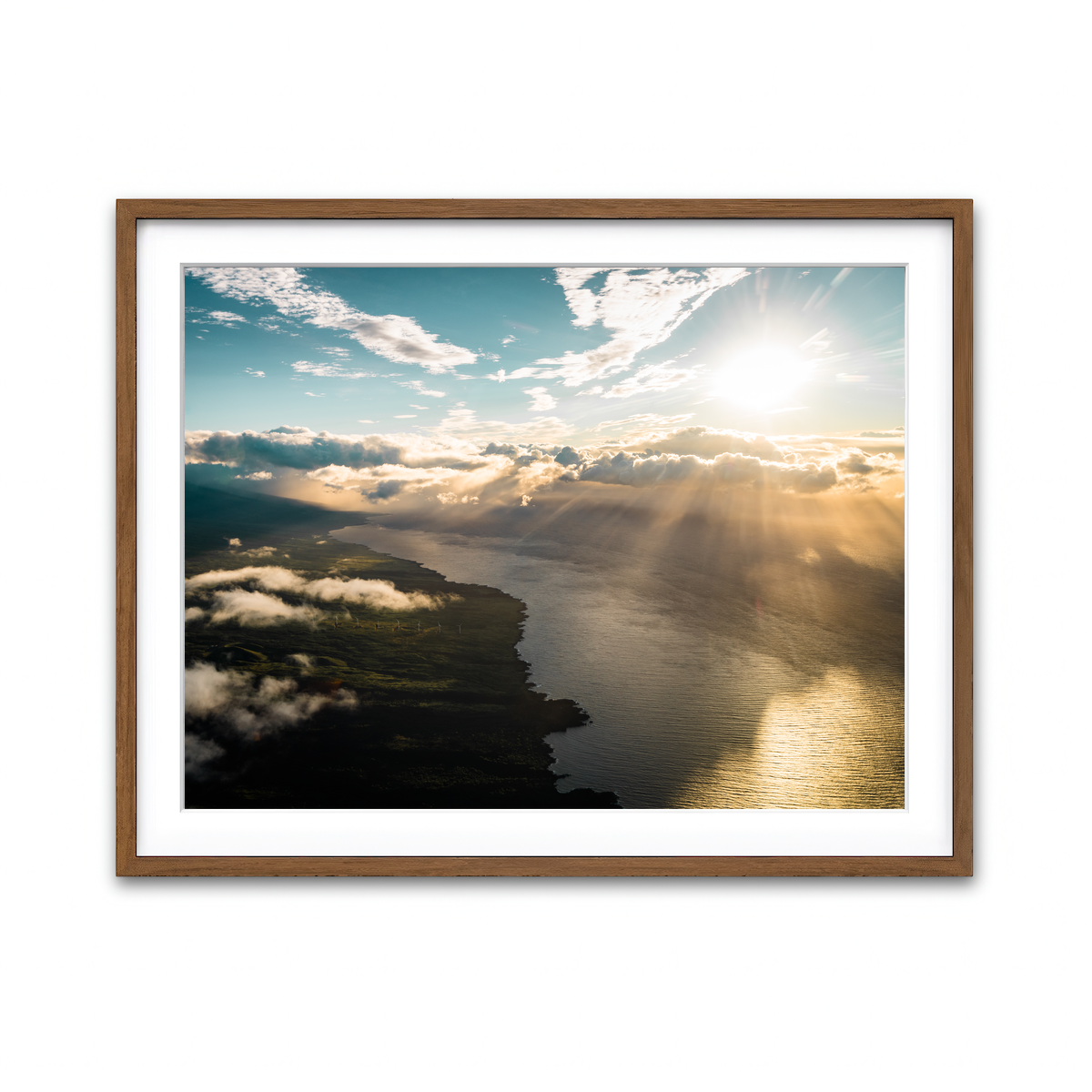 Framed Print 4x3 Walnut